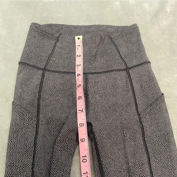 Lululemon Fast & Free 7/8 Tight II *Nulux 25" Dusky Lavender Black 21118 - Picture 15 of 16